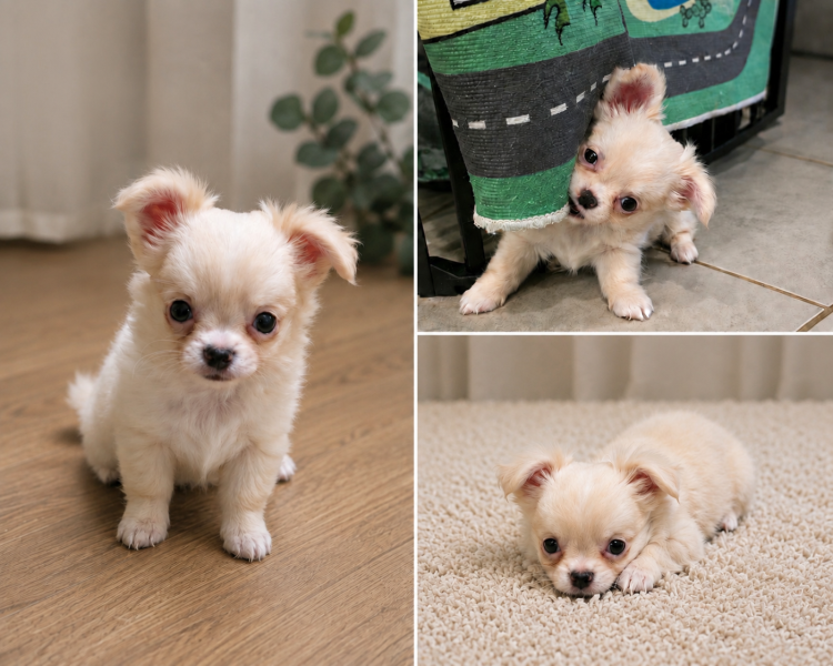 Chihuahua - Chiot chihuahua poils longs - Des minis minelie