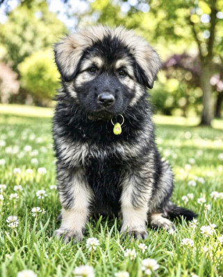 Berger Allemand Poil Long - Magnifiques chiots Bergers allemands à dos droit .A.S (à Bordeaux, Marseille et Dijon) - Du Val des Loups de Steinbrucker