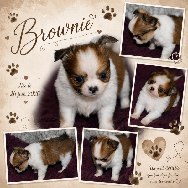 Chihuahua - Chiot chihuahua poils longs - Des minis minelie